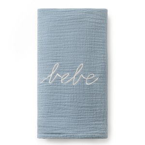 DH Gauze Bébé Swaddle – Soft Cotton Swaddle in Pink, White & Blue