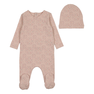Bee and Dee - Sweet Pattern Footie/Beanie