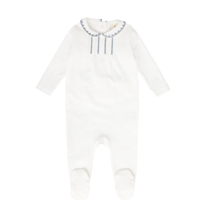 Stitched Trim Collar Footie – Baby Classic Sleep & Play