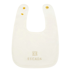Escada Infant Girl Bibs - Bright White