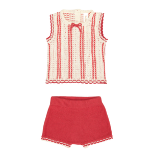 Tuntun - Madison 2pc set Top and Shorts Pima Cotton