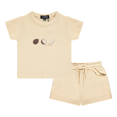 JayBee - Coconut Tee and Shorts Set