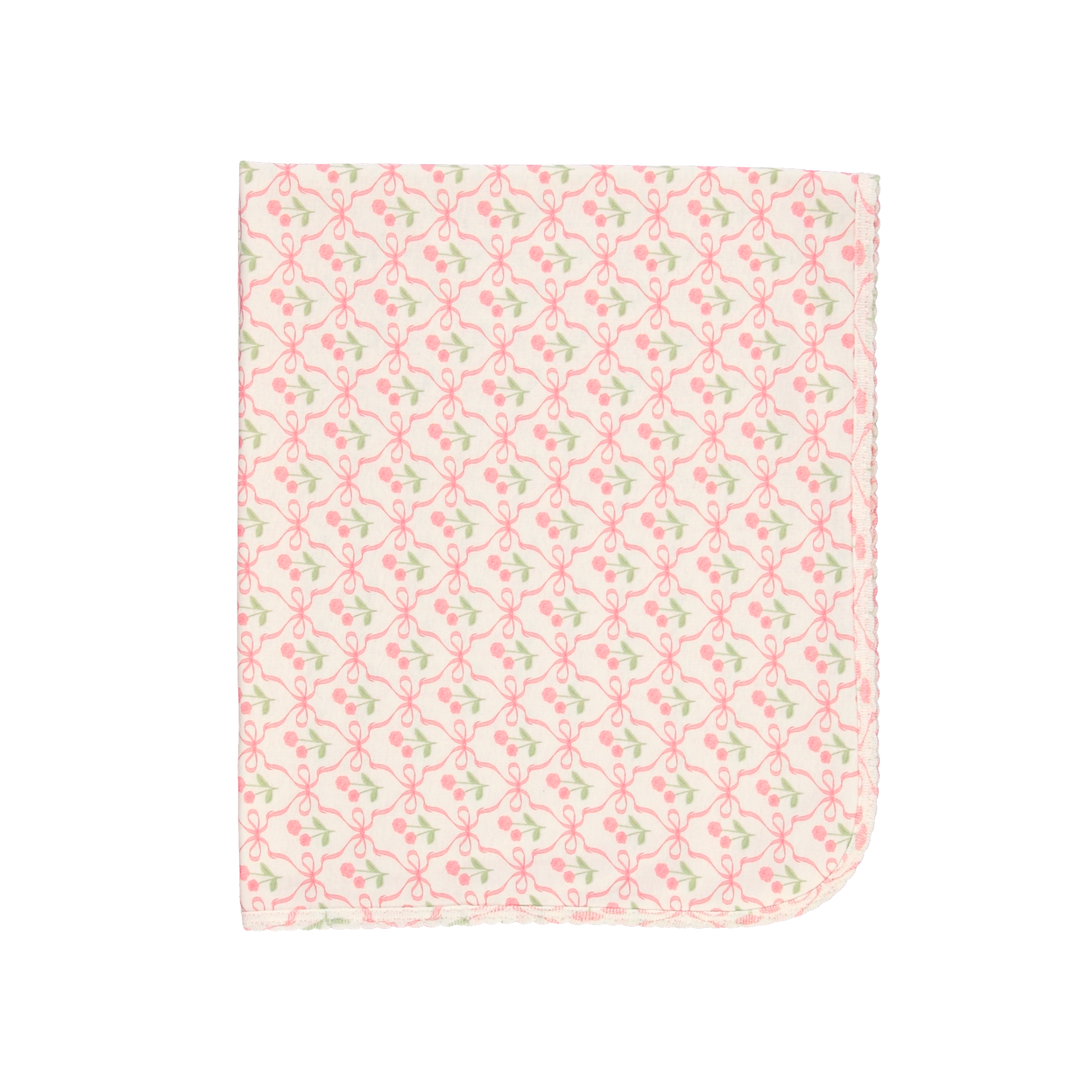 Bebe Organic Geometric Bow Blossom Blanket – Baby Blanket