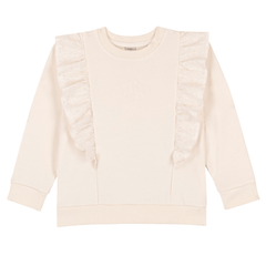 Petit Bateau - Girl Sweatshirt with Ruffle