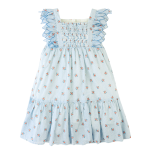 Gingersnaps Chloe Apron Dress – Smocked Bodice & Petal Sleeves