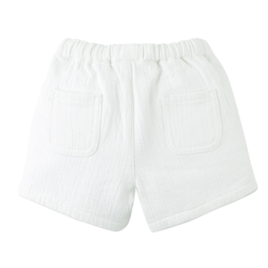 Gingersnaps Baby Marlow Drawstring Shorts with Contrast Stitching