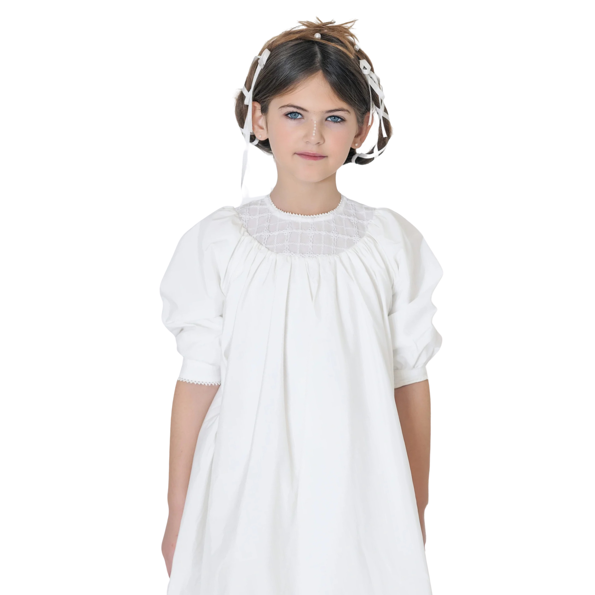 Little Tempest - Pavo Girls Taffeta Gown