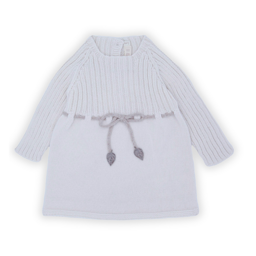 LI + ME Agnes Cream Knit Dress