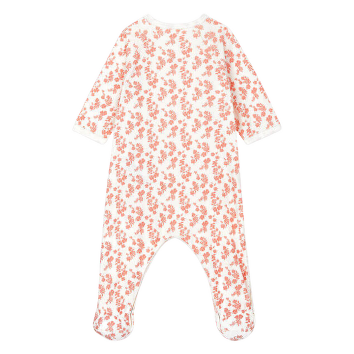 Petit Bateau | Baby Organic Cotton Side Snap Footie Sleepsuit