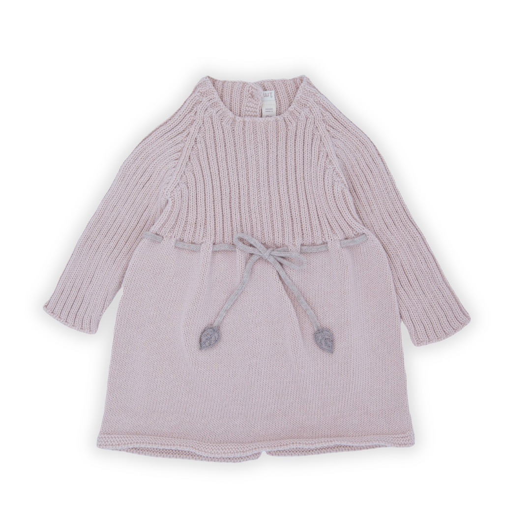 LI + ME Agnes Light Pink Knit Dress