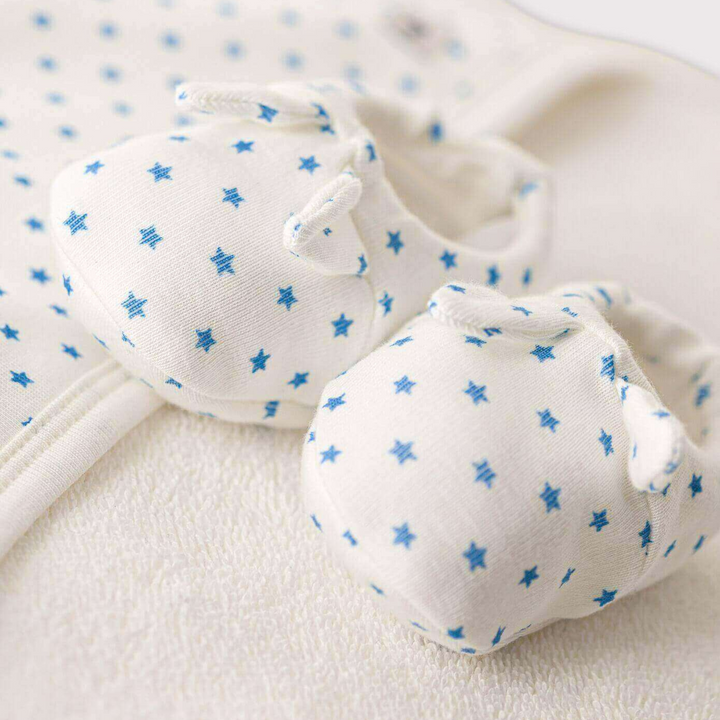 Petit Bateau | Baby Gift Set of Bath Towel & Booties