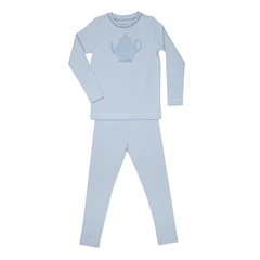 Boys Teapot Print Pajamas by Aime – Soft Cotton Sleepwear