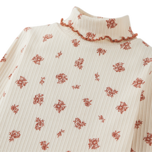 Gingersnaps | Girl Rosemary Long Sleeve Turtleneck Top