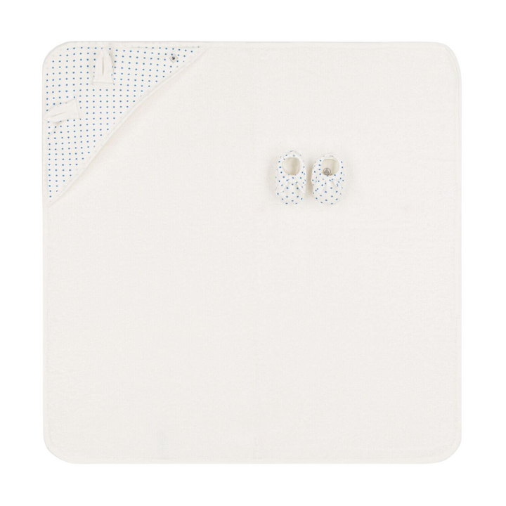 Petit Bateau | Baby Gift Set of Bath Towel & Booties