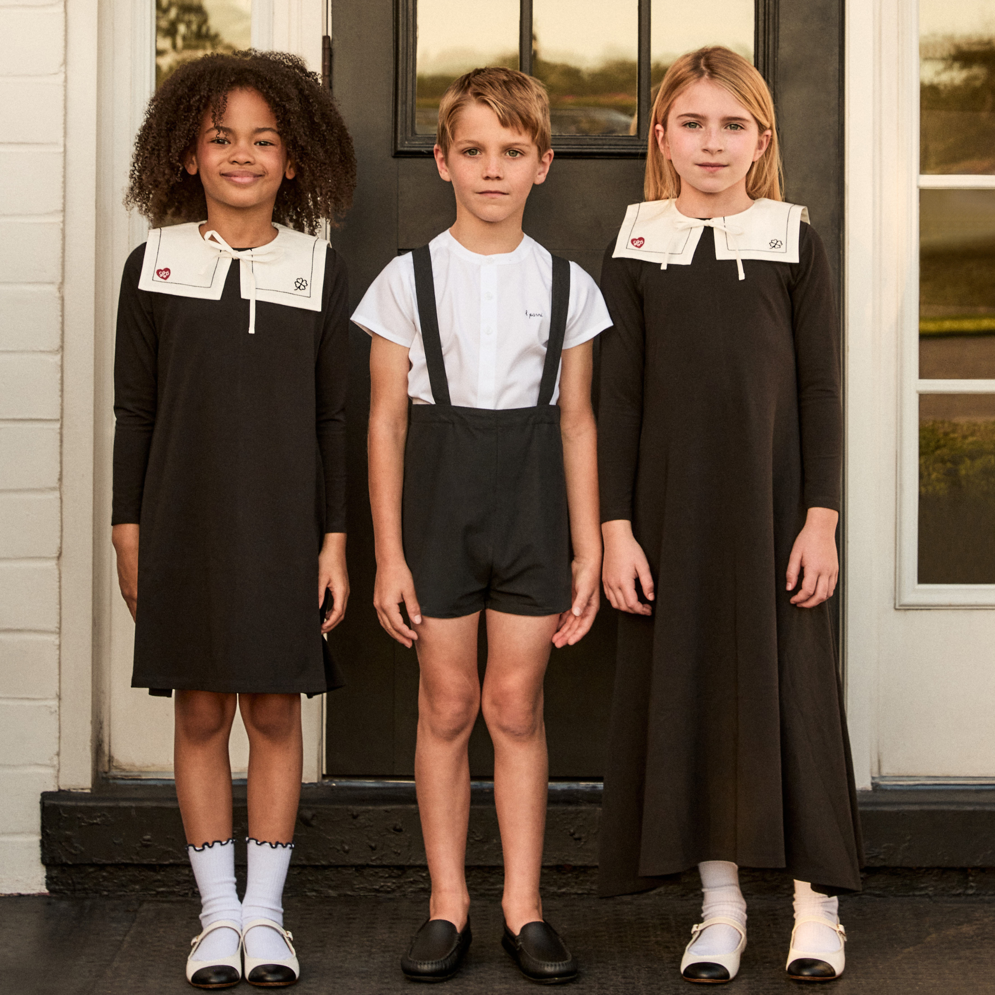 Little Parni - Girls Black Maxi Dress