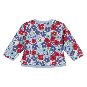 Petit Bateau - Girl Floral Quilted Jacket