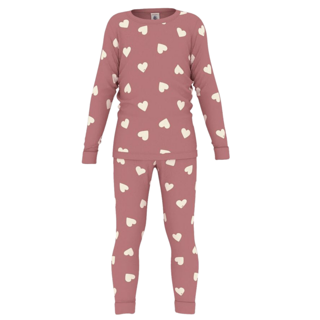 Petit Bateau Heart Print Loungewear