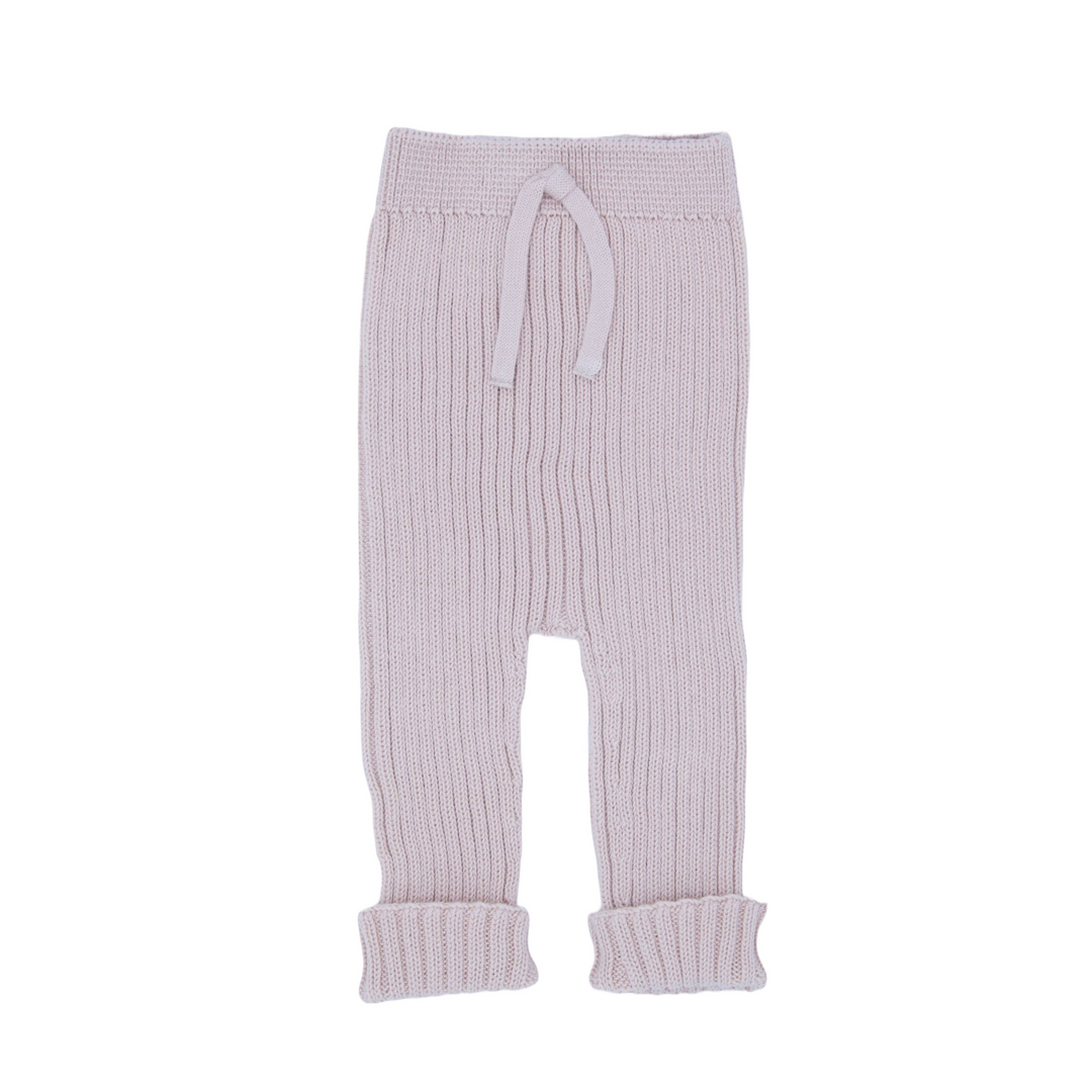 LI + ME Jacob Light Pink Knit Pants