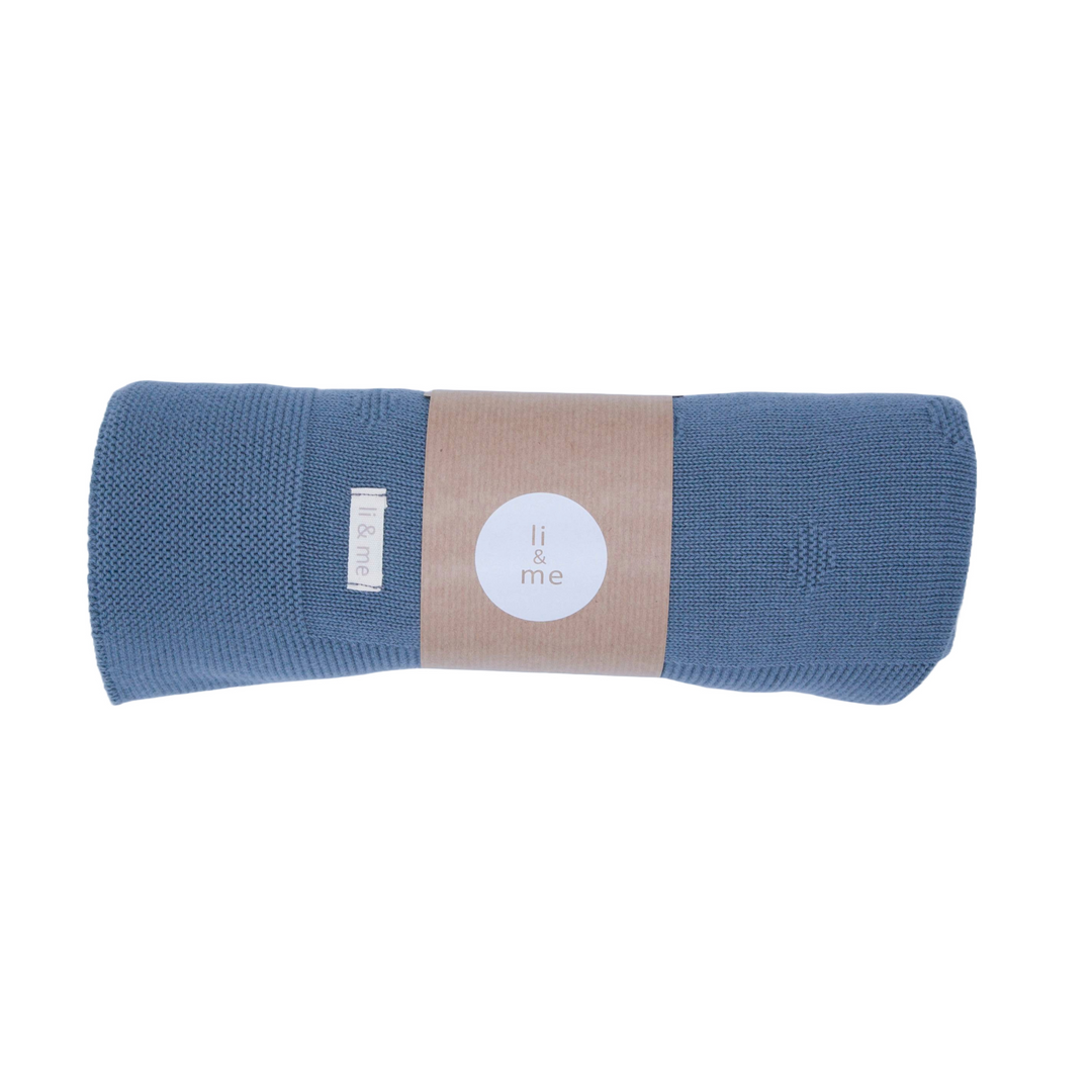 LI + ME Mia Ocean Knit Blanket