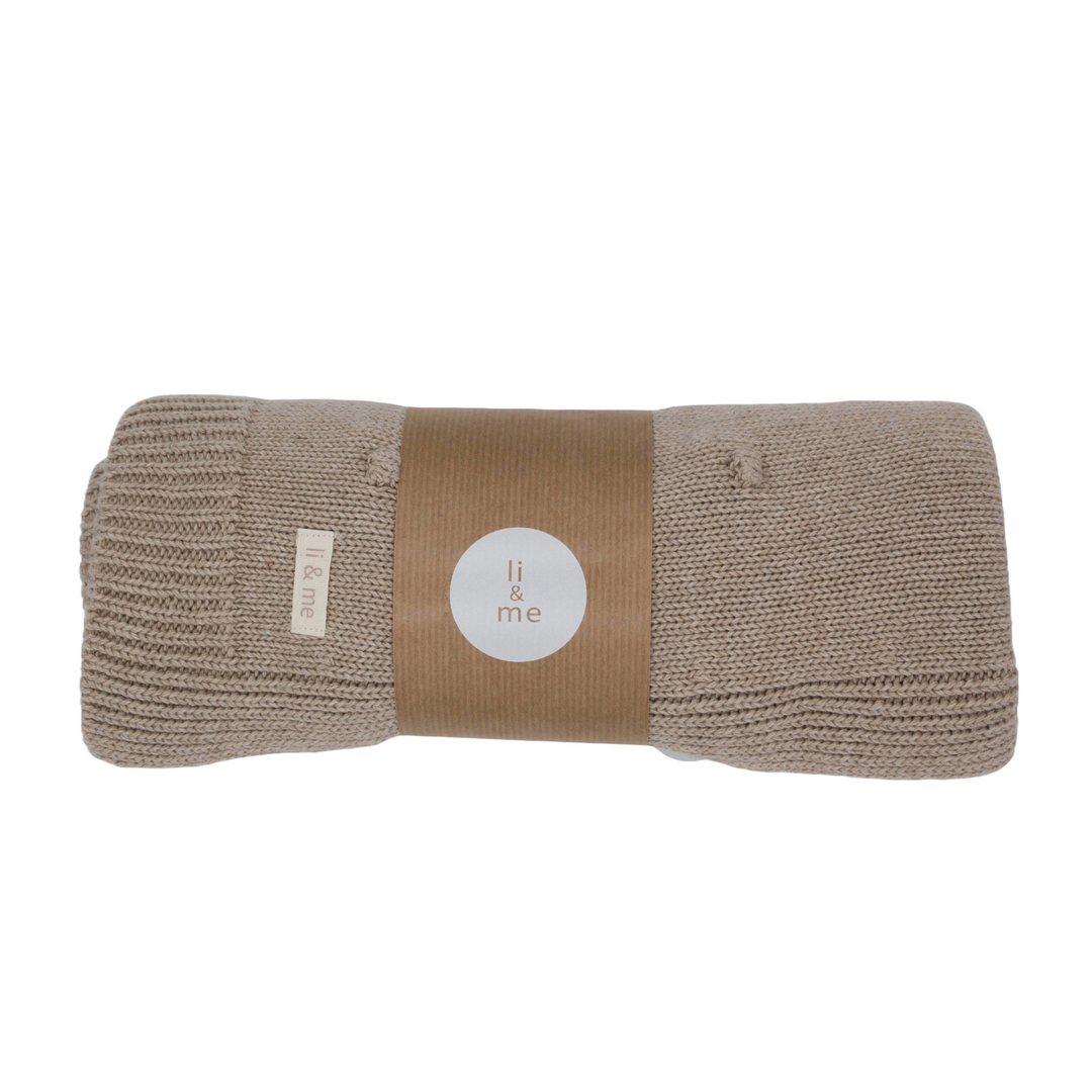 LI + ME Mia Toasted Knit Blanket