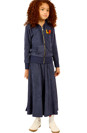 Parni Girls LP Varsity Navy Terry Set – Little Loungers