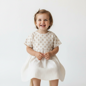 Latte Cecilia Girls Dress