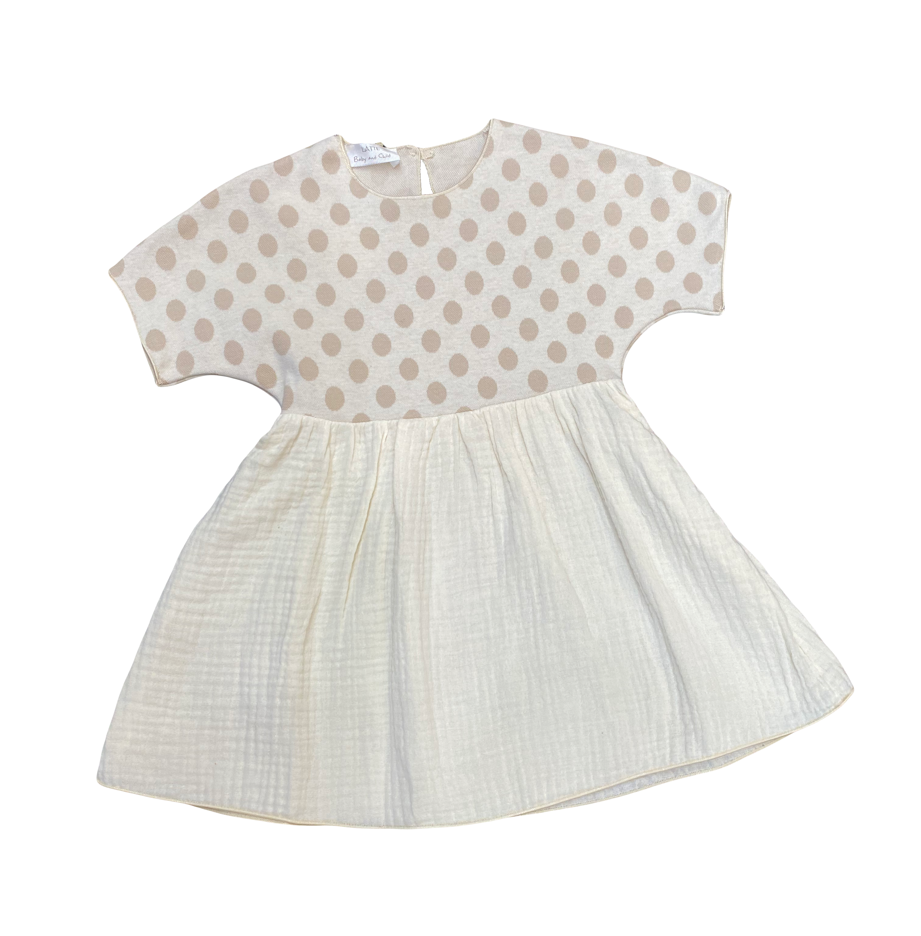 Latte Cecilia Girls Dress