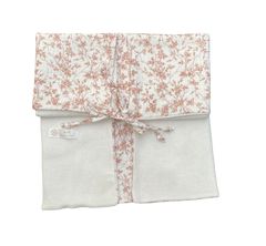 Latte Coperta Floral Blanket