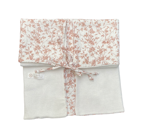 Latte Coperta Floral Blanket