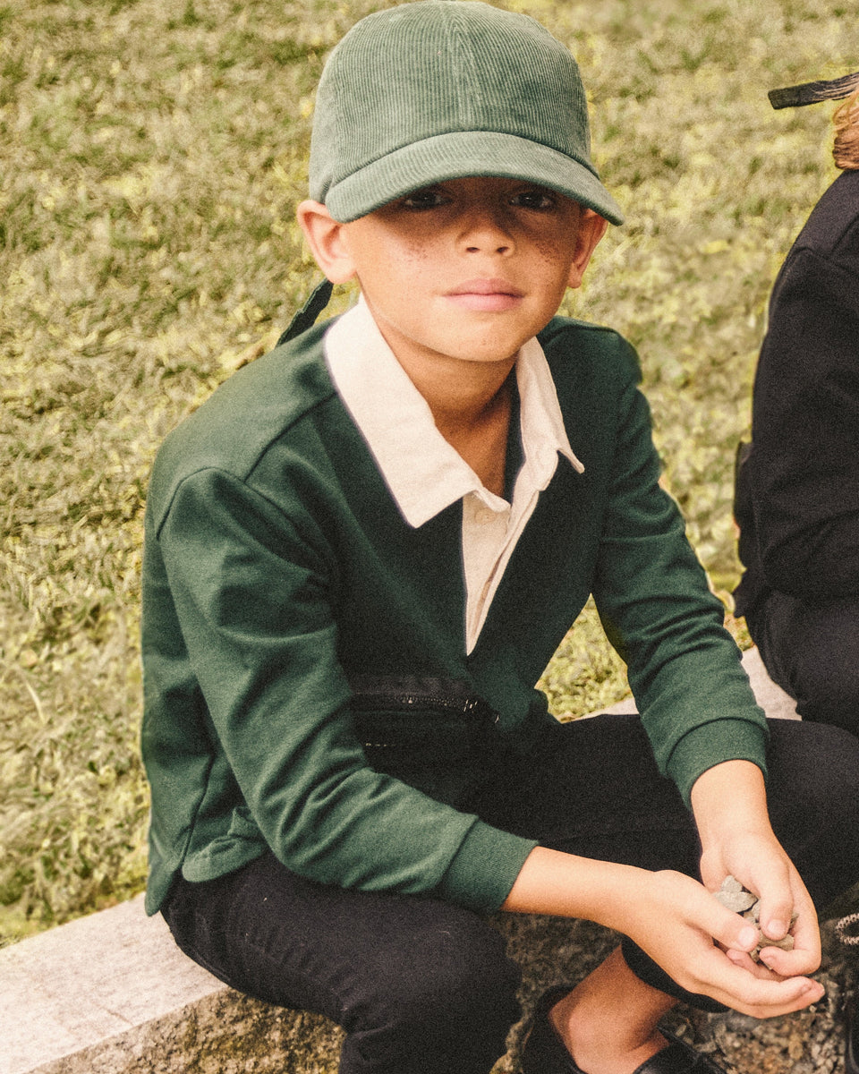 Parni Green Boys Cargo Shirt