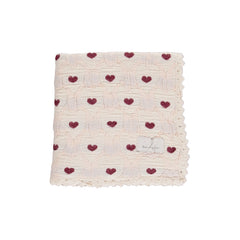 Bebe Organic Heart Motif Love Blanket