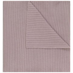 Pompomme Pink Cable Detail Knit Blanket