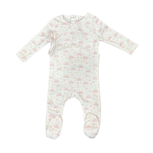 Baby Farmhouse Print Footie - Great Baby Gift for Soft Skin - Mini Label