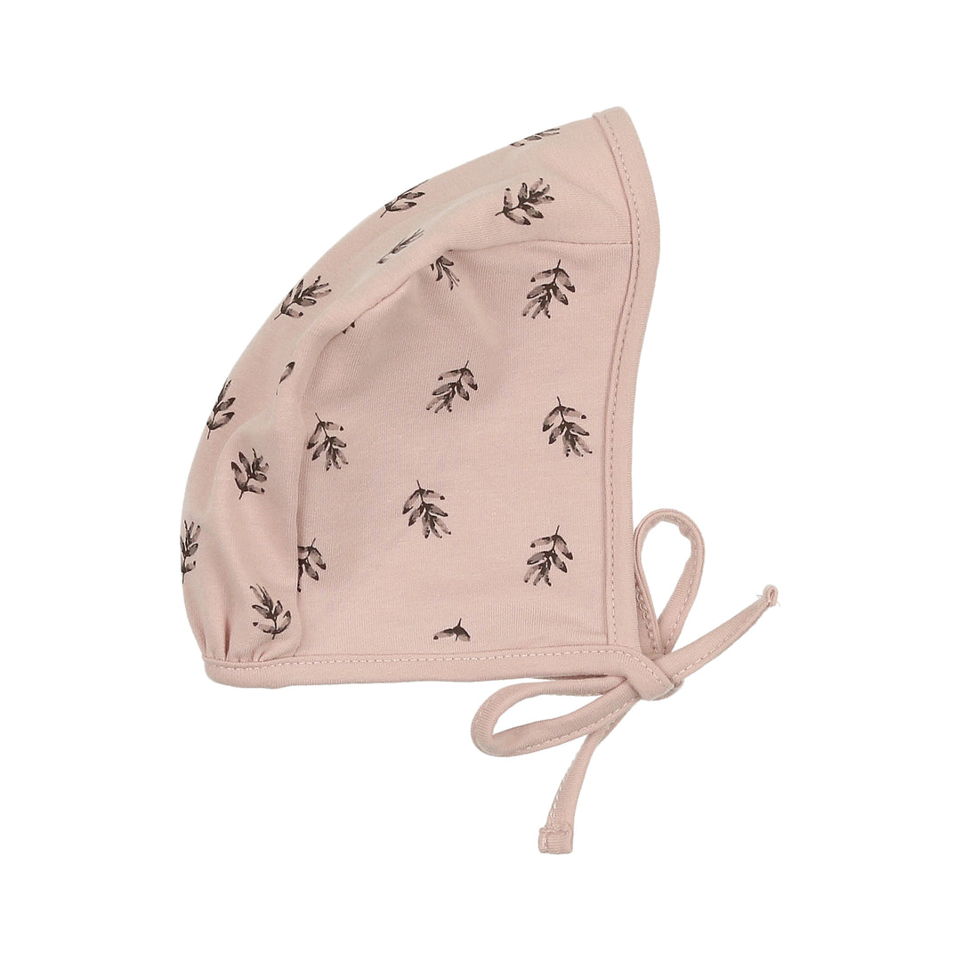 Maniere Mauve Watercolor Floral Bonnet