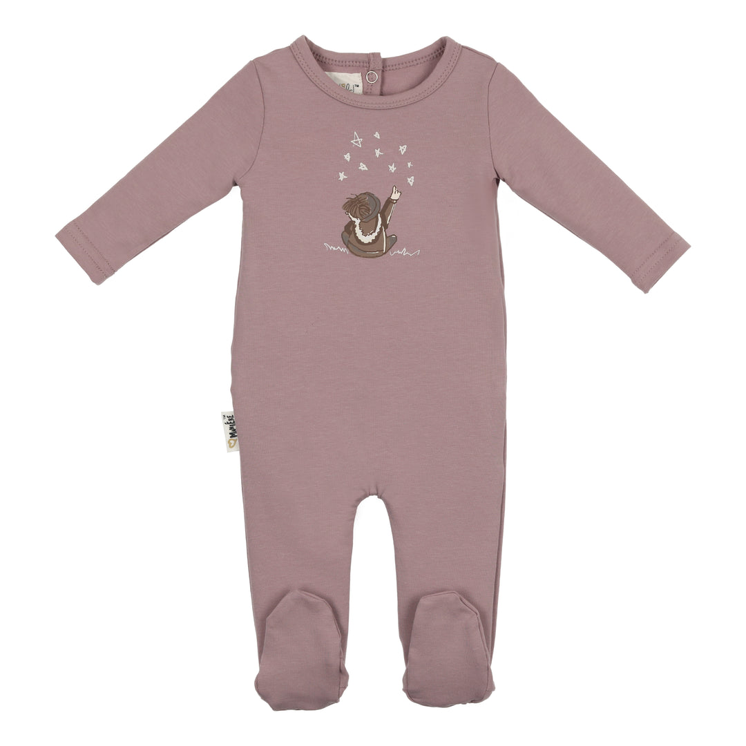 Maniere Mauve Star Gazer Footie