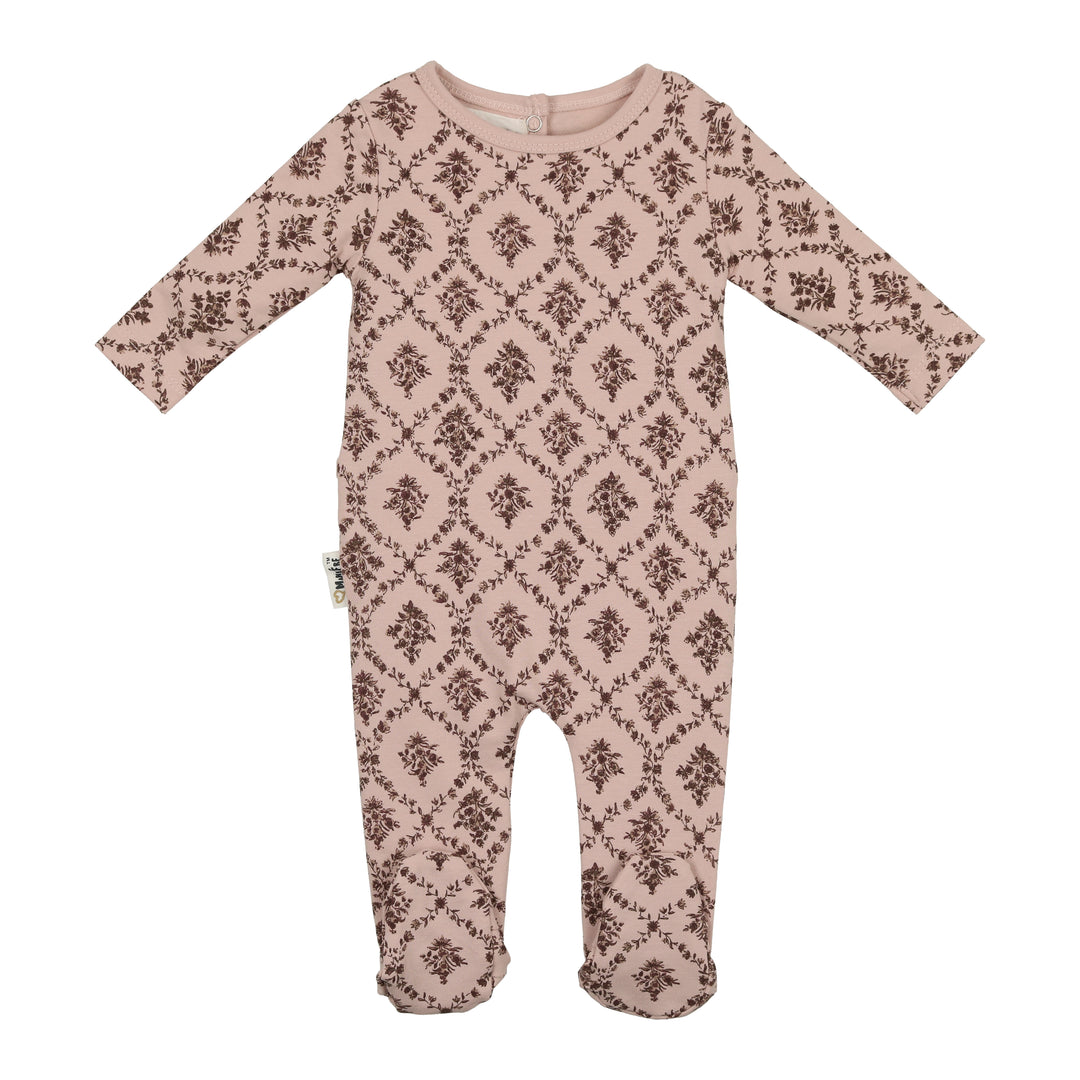 Maniere Mauve Vintage Victorian Footie