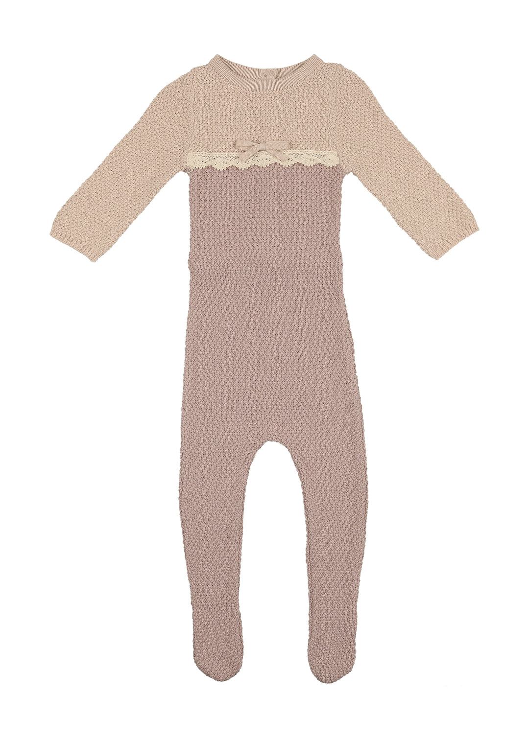 Noovel Mauve Cutie Colorblock Footie