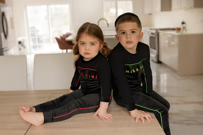 Miss Mini Girls Onyx Pajamas