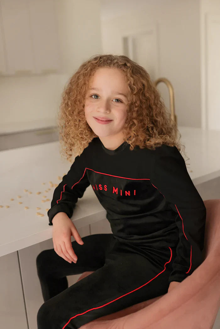 Miss Mini Girls Onyx Pajamas