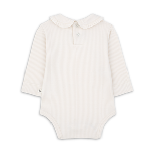 1+ in the family Nina Collar Body Soft Cotton Baby Bodysuit Peter Pan Collar