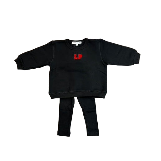 Parni Black LP Baby Sweatshirt + Leggings