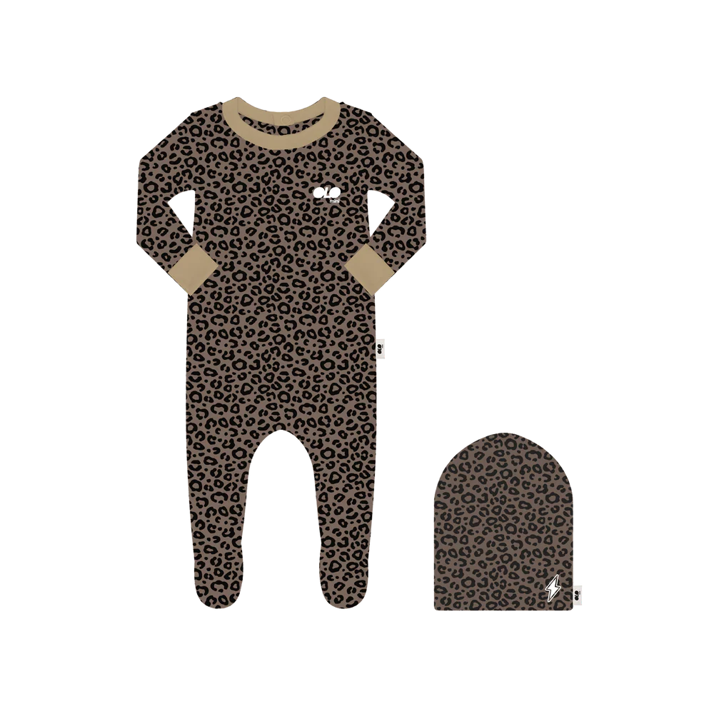 Olo Slate Safari Footie + Beanie