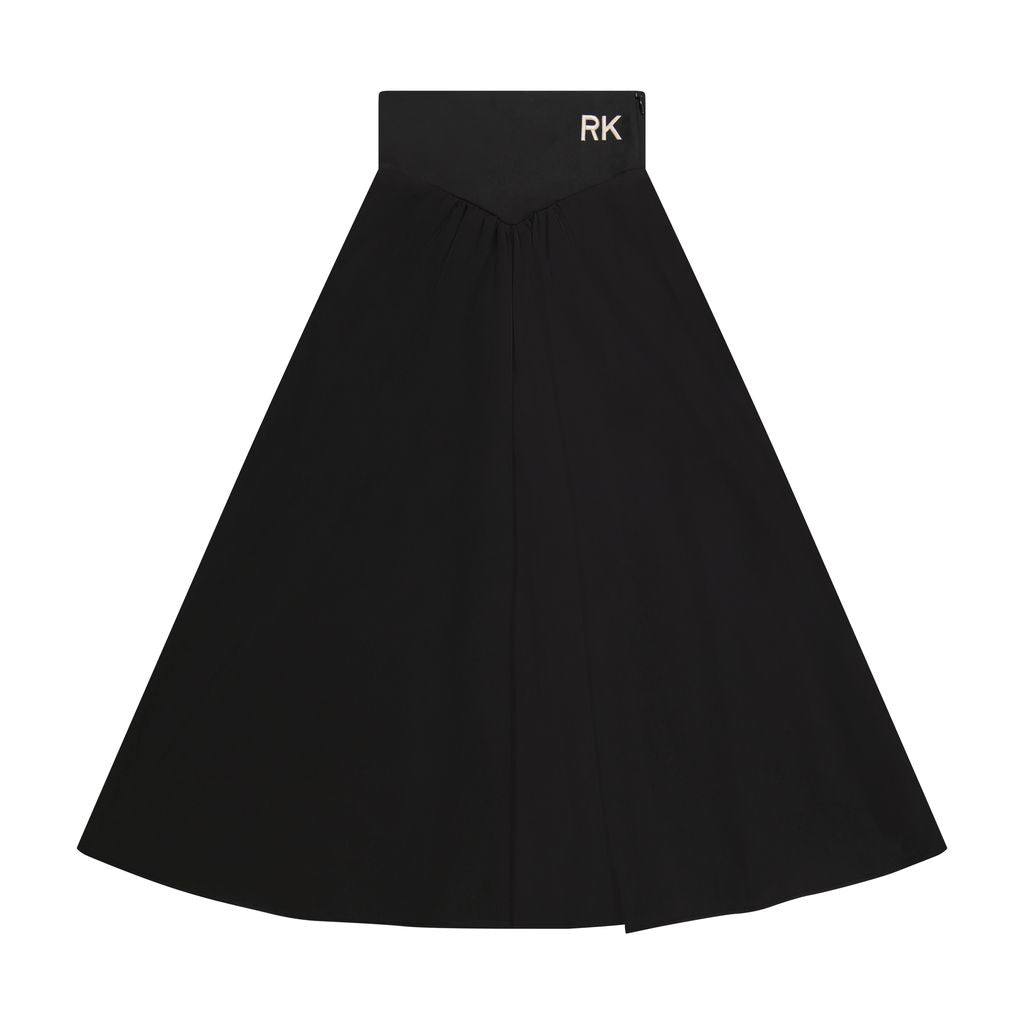 Retro Kid Black Mae Maxi Skirt