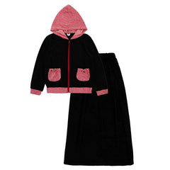 Miss Mini Pinstripe Terry Two Piece Cover Up