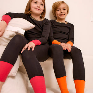 Little Parni - Ladida Neon Color Block Kids PJ Set – Cozy Loungewear | PJ50