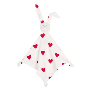 Petit Bateau Heart Print Security Blanket | Little Loungers