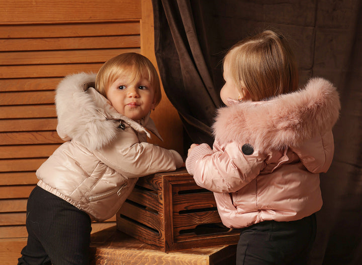 Pramie Little Boys Light Beige Coat