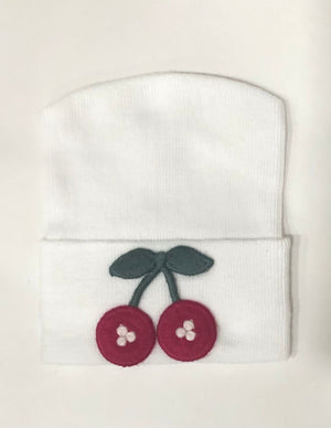 Appliqué Hospital Hat for Newborn Babies | Luxury Newborn Take-Home Essential