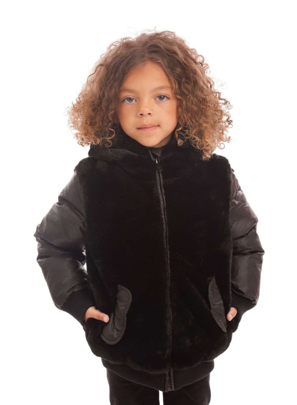 Raygo Black Fur Jacket