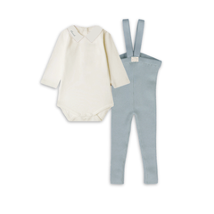 Keepsake Boys Romper Set Soft Cotton Baby Outfit Two Piece Design